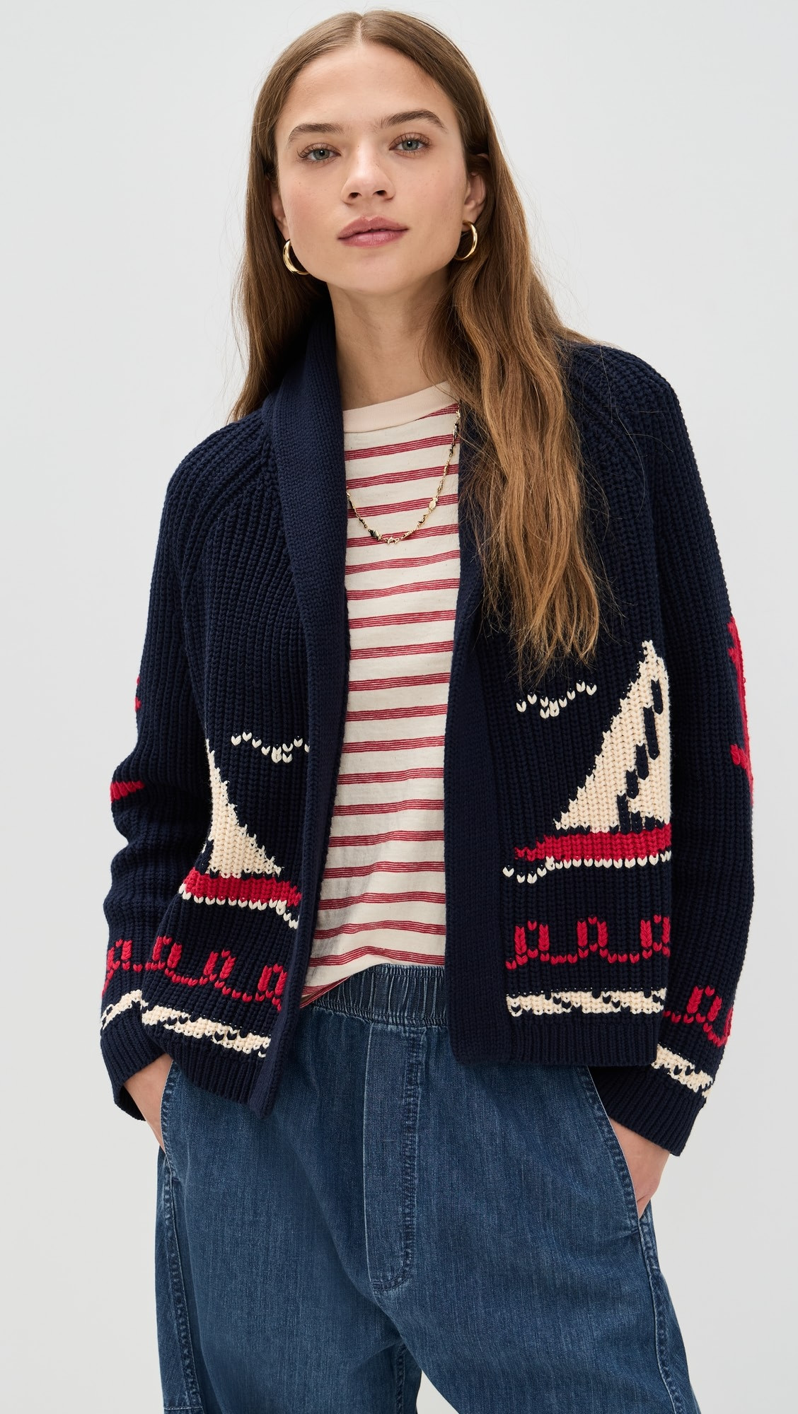 The Sailboat Lodge Cardigan | Shopbop