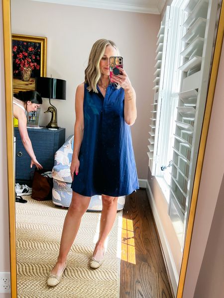 The perfect shift style summer dress in an XS. Functional for nursing and true to size! It’s a blend of cotton, nylon, and spandex so it feels lightweight and sort of stretchy for Summer. It’s honestly a very easy material to wear!

#LTKOver40 #LTKStyleTip #LTKSeasonal