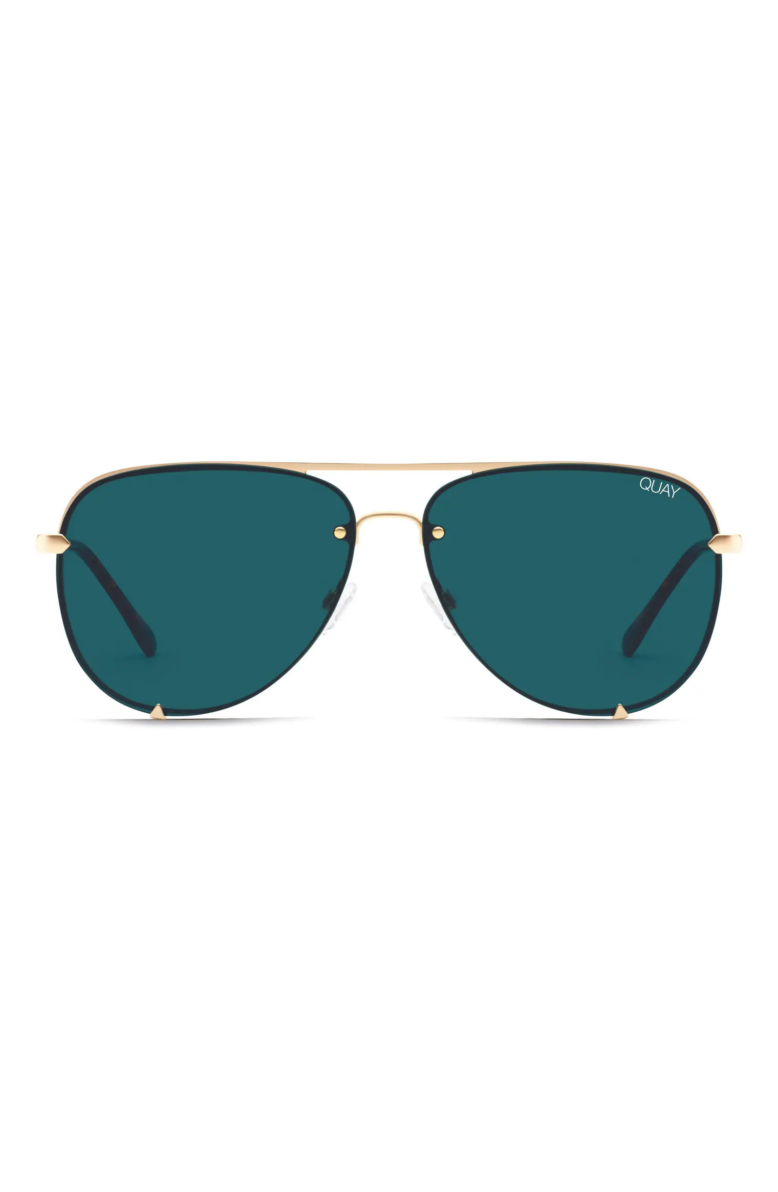 High Key 65mm Oversize Rimless Aviator Sunglasses | Nordstrom