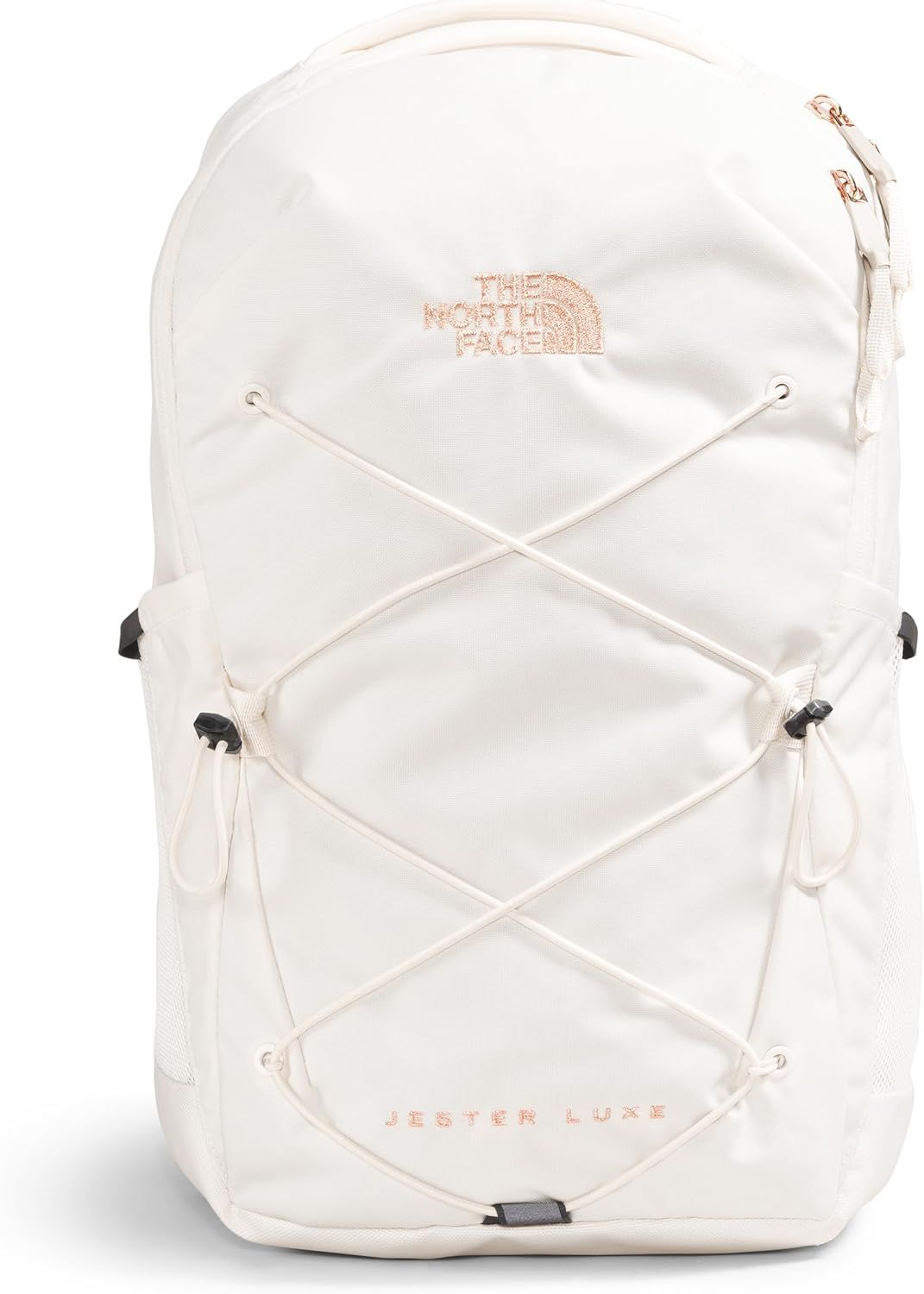 THE NORTH FACE Women's Jester Luxe Everyday Laptop Backpack, Gardenia White/Burnt Coral Metallic,... | Amazon (US)