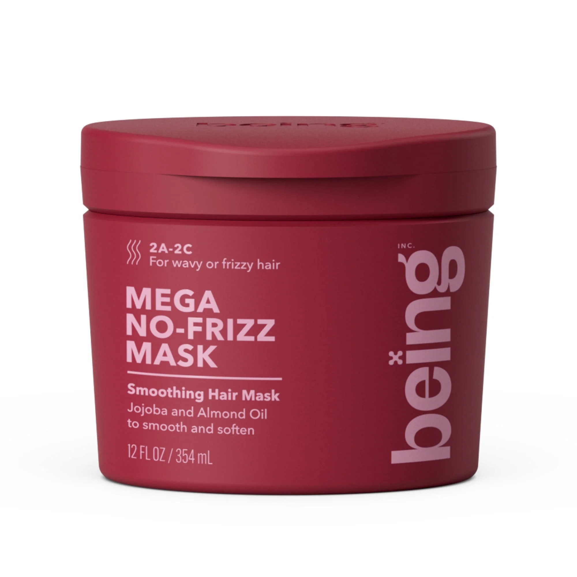 being MEGA NO-FRIZZ Moisturizing Hair Mask,Hydrates Curly & Coily Hair,Cocoa Oat Extract 12 fl oz | Walmart (US)