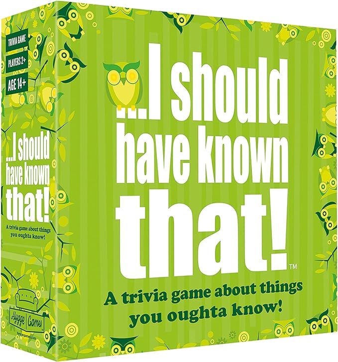 Amazon.com: Hygge Games ...I should have known that! Trivia Game Green : Toys & Games | Amazon (US)