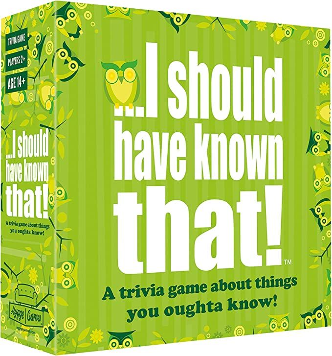 Hygge Games ...I should have known that! Trivia Game Green | Amazon (US)