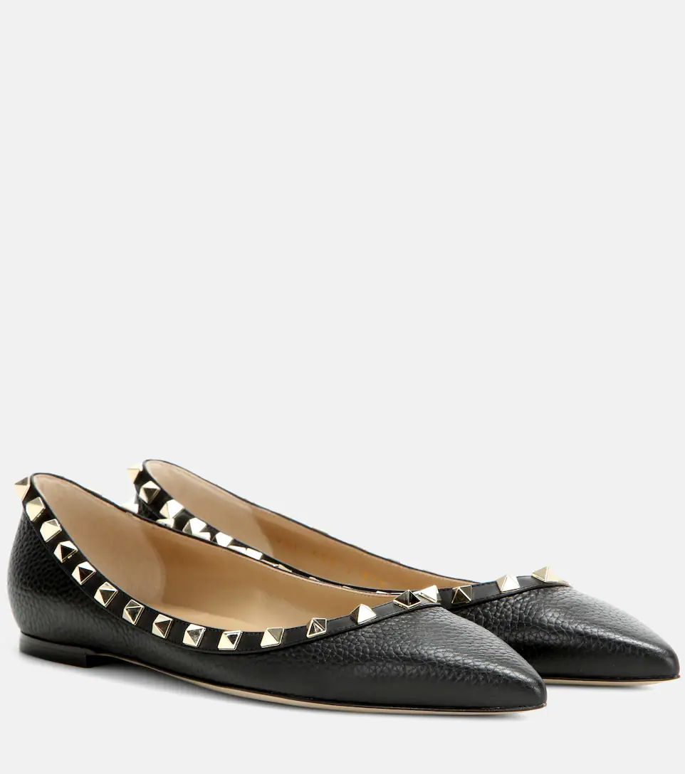 Valentino Garavani Rockstud leather ballet flats | Mytheresa (US/CA)