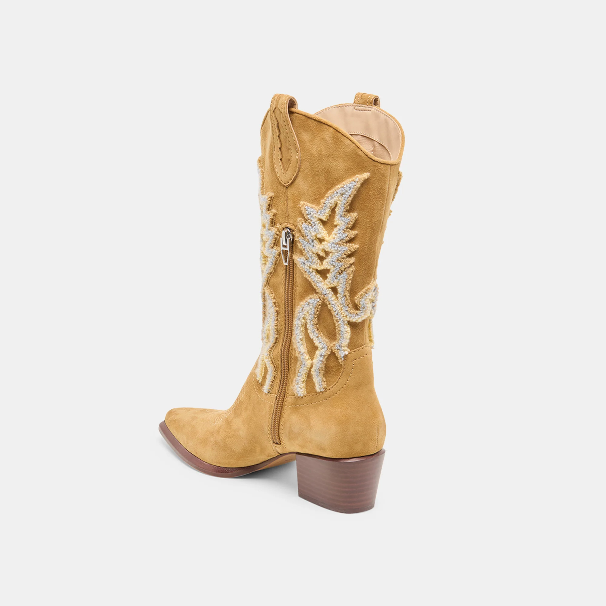 Vila Boots Caramel Suede | DolceVita.com