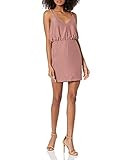 Speechless Women's Sleeveless Blouson Dress, Dusty Rose, Medium | Amazon (US)
