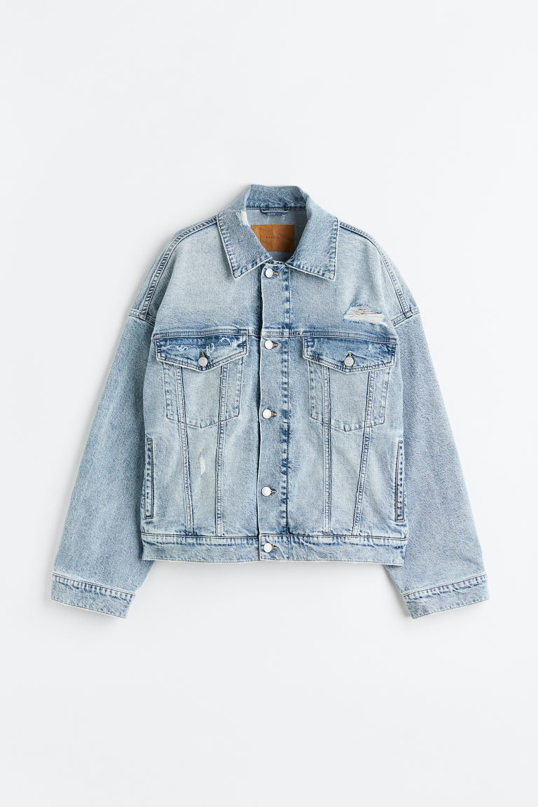 H & M - Oversized Denim Jacket - Blue | H&M (US + CA)