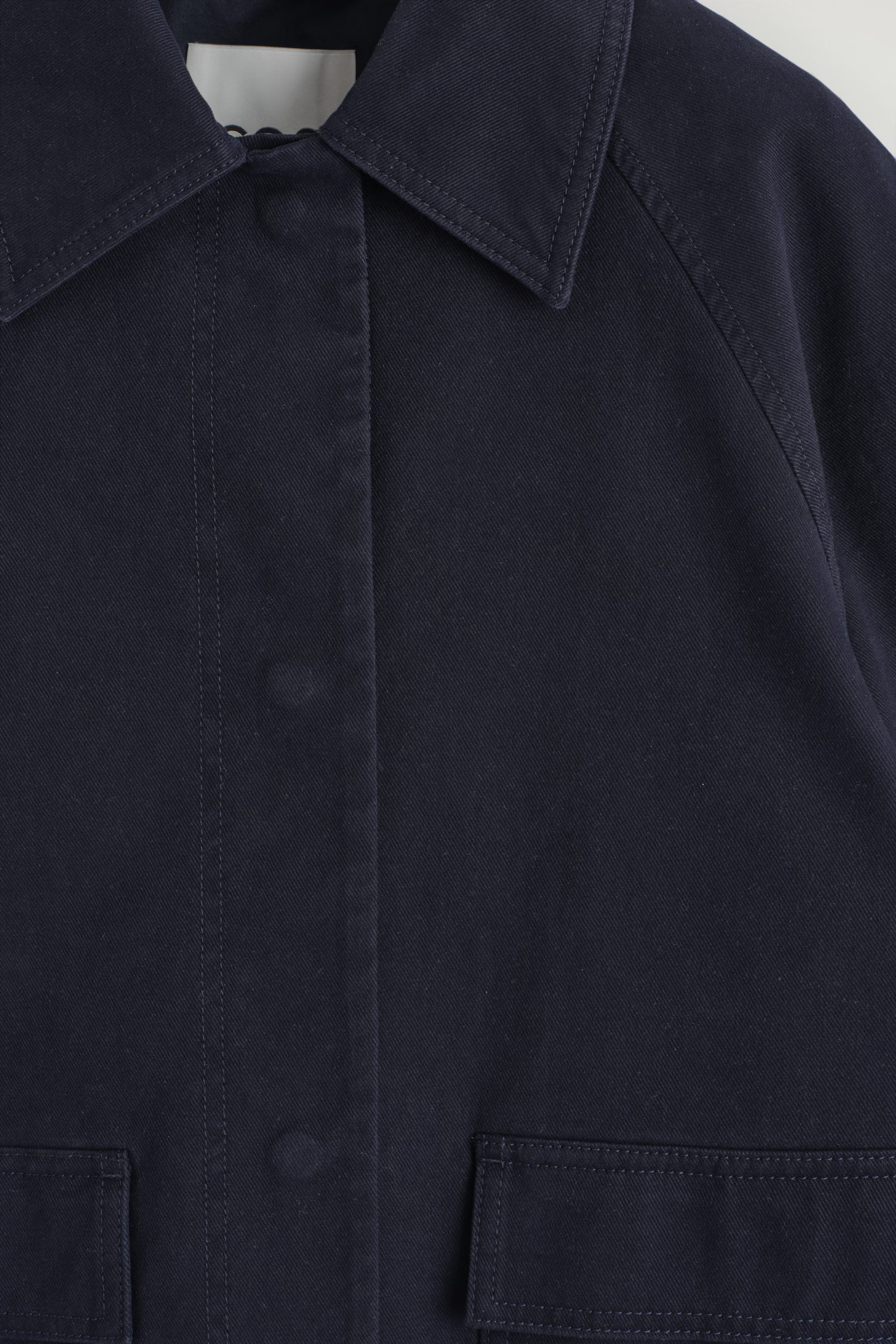 COTTON UTILITY JACKET - NAVY | COS | COS UK