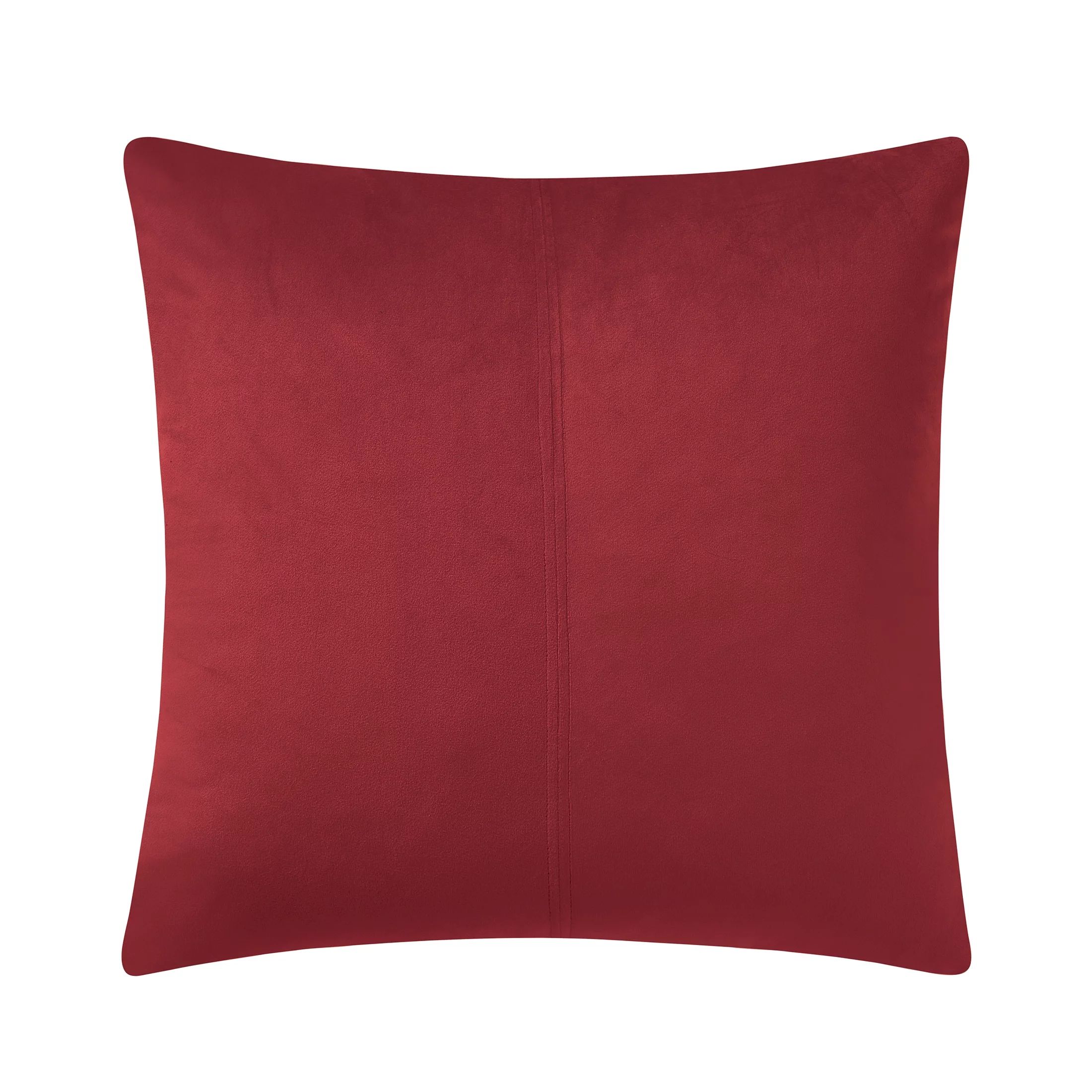 My Texas House Valentina 22" x 22" Red Velvet Decorative Pillow Cover | Walmart (US)