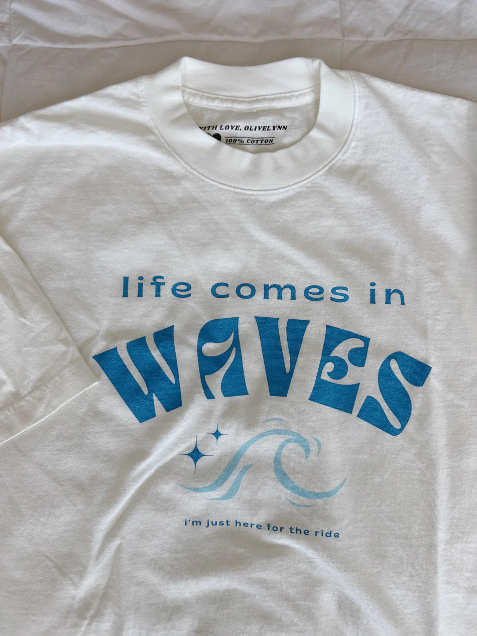 WAVE TEE | Olivelynn Designs