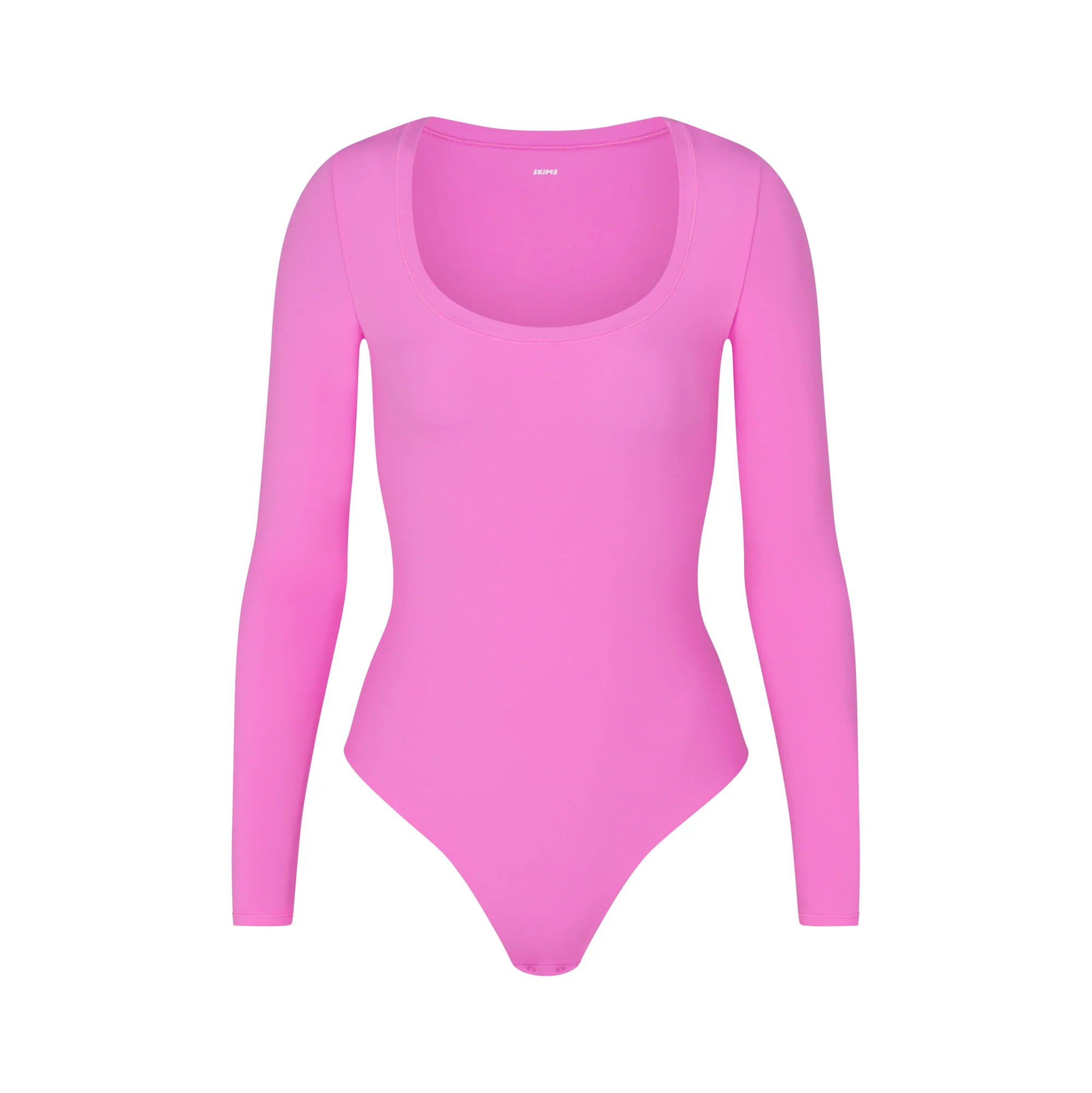 LONG SLEEVE SCOOP BODYSUIT | SKIMS (US)