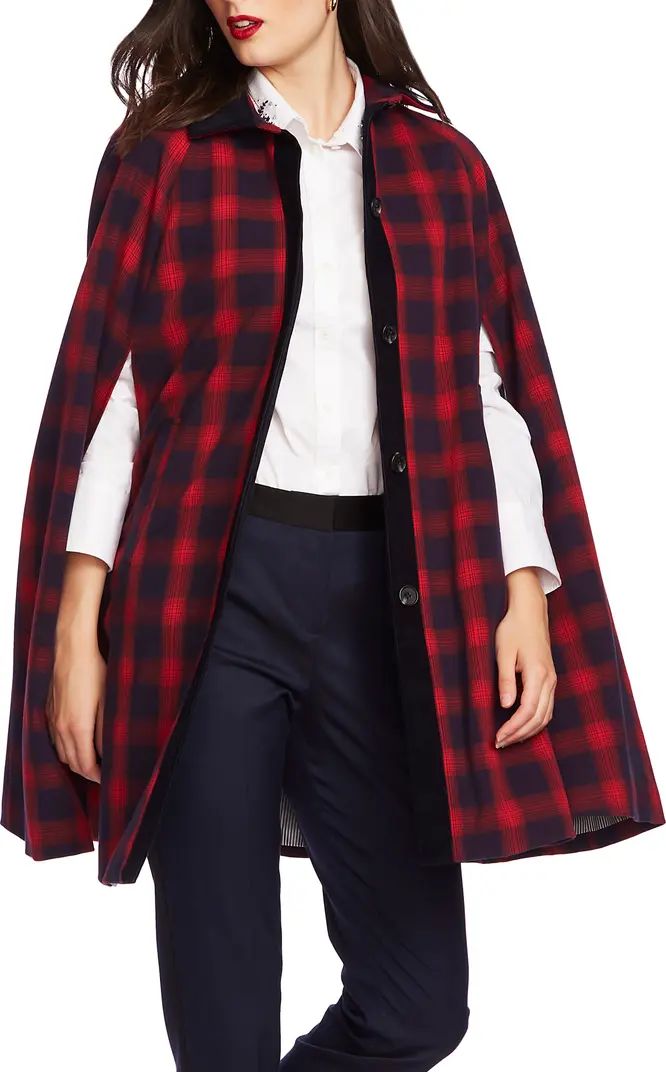 Court & Rowe Shadow Plaid Poncho | Nordstrom | Nordstrom
