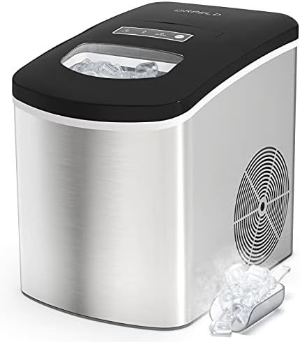 ORFELD Ice Maker Machine for Countertop, 9 Ice Cubes Ready in 8 Mins, 26lb/24hrs, Portable Nugget... | Amazon (US)