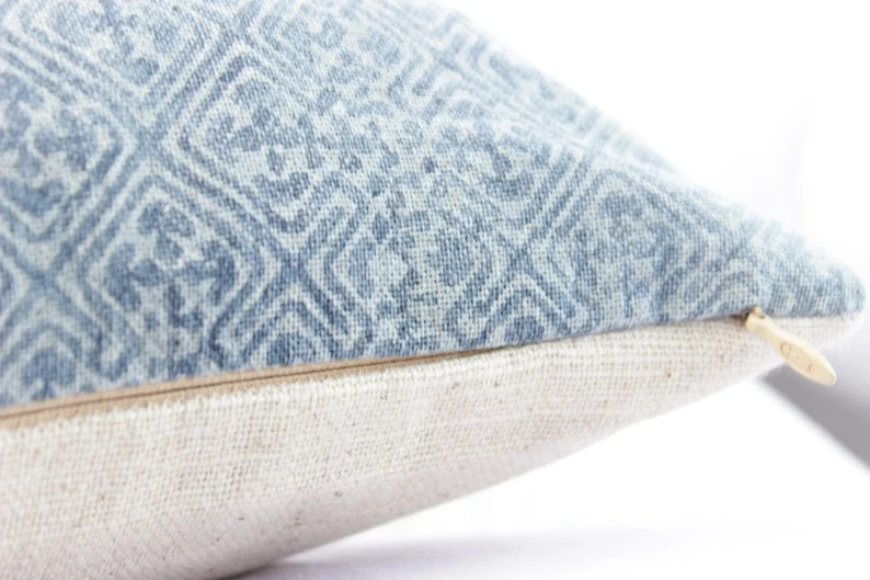 VINTAGE Hmong Pillow Hand Woven HEMP Organic HMONG Ethnic A Piece Of Tribal Textile indigo navy b... | Etsy (US)