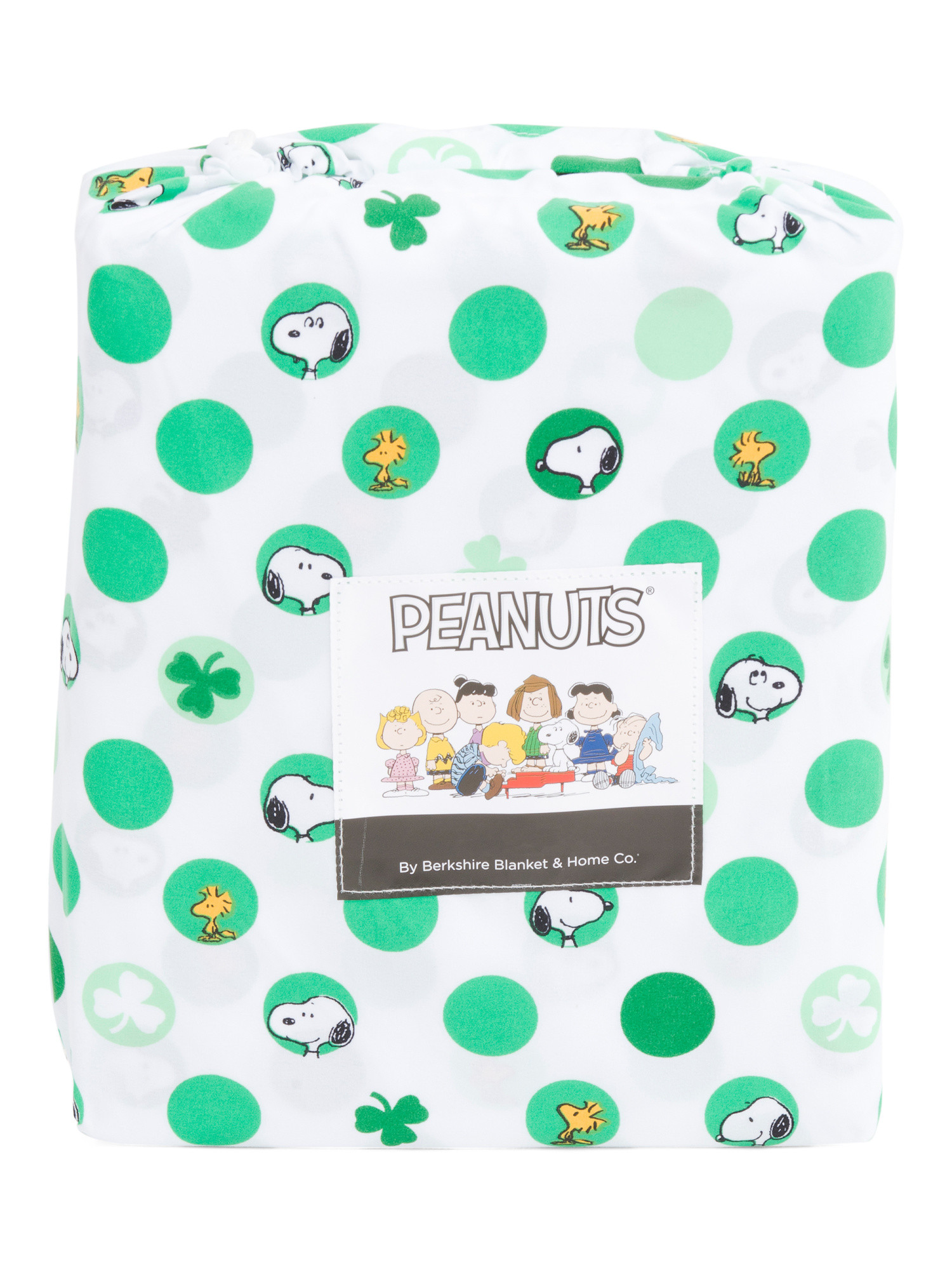 Snoopy And Woodstock Shamrock Sheet Set | TJ Maxx