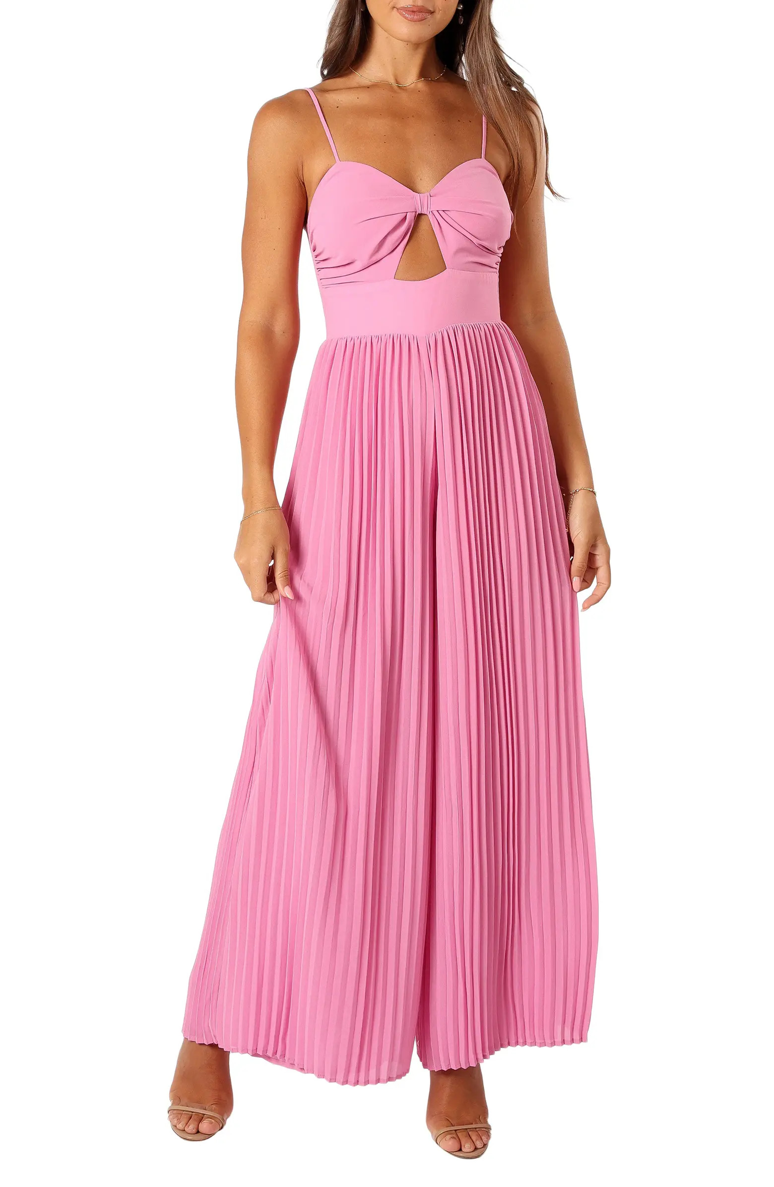 Petal & Pup Alice Pleated Wide Leg Jumpsuit | Nordstrom | Nordstrom