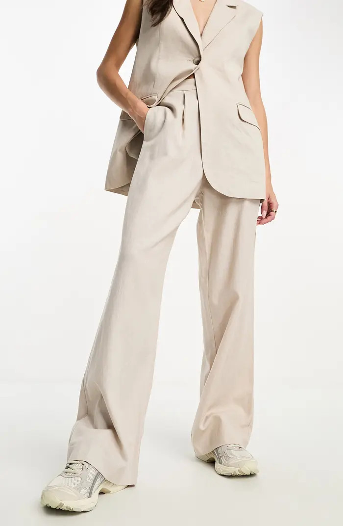 Pleated Wide Leg Suit Trousers | Nordstrom