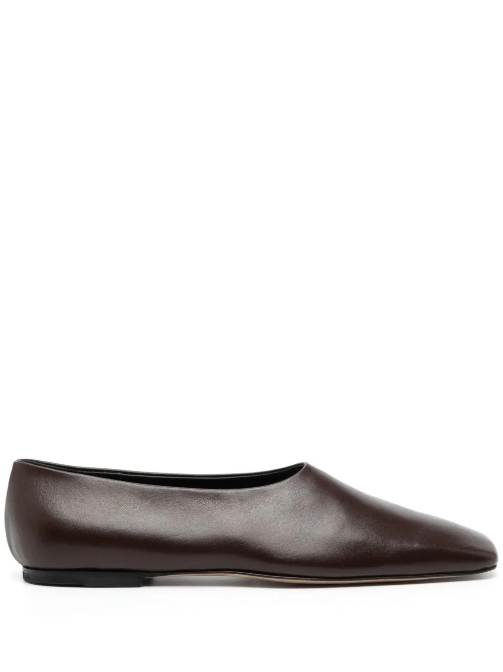 Atlas square-toe leather pumps | Farfetch Global