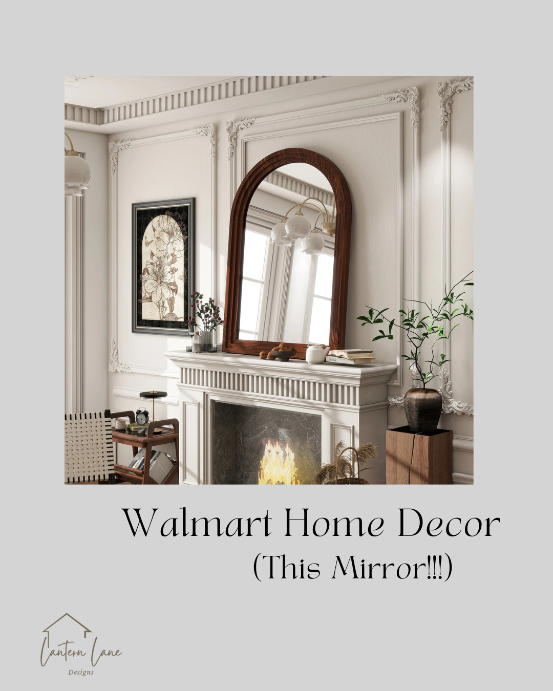 Beautiful and affordable arched mirror from Walmart!  

 #LTKHome #LTKSaleAlert #LTKFindsUnder100