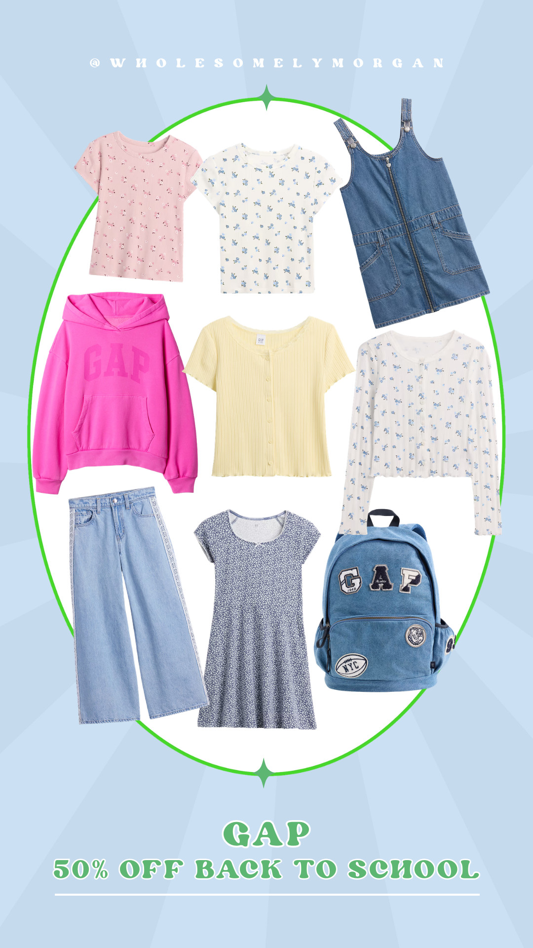 GAP: 50% off back to school items ✏️✨ 

 #LTKSeasonal #LTKSaleAlert #LTKKids