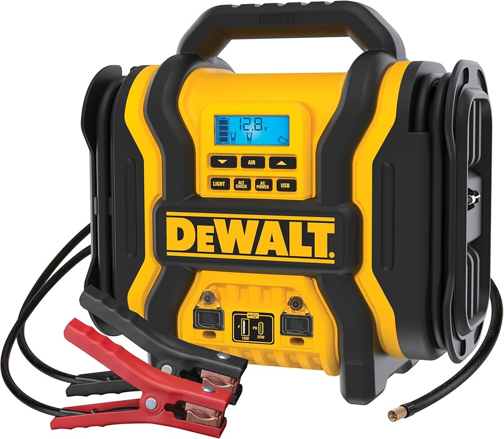 DEWALT DXAEPS14-Type2 2000 Peak Battery Amp 12V Automotive Battery Booster Jump Starter/Power Sta... | Amazon (US)