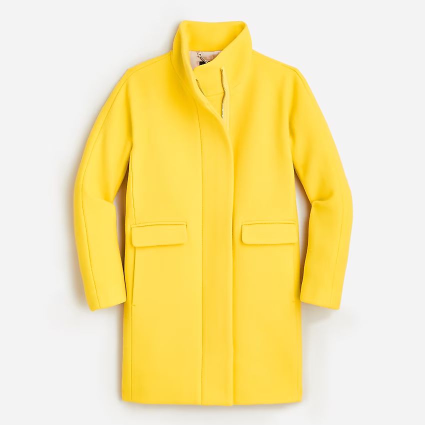 New cocoon coat in Italian stadium-cloth wool | J.Crew US