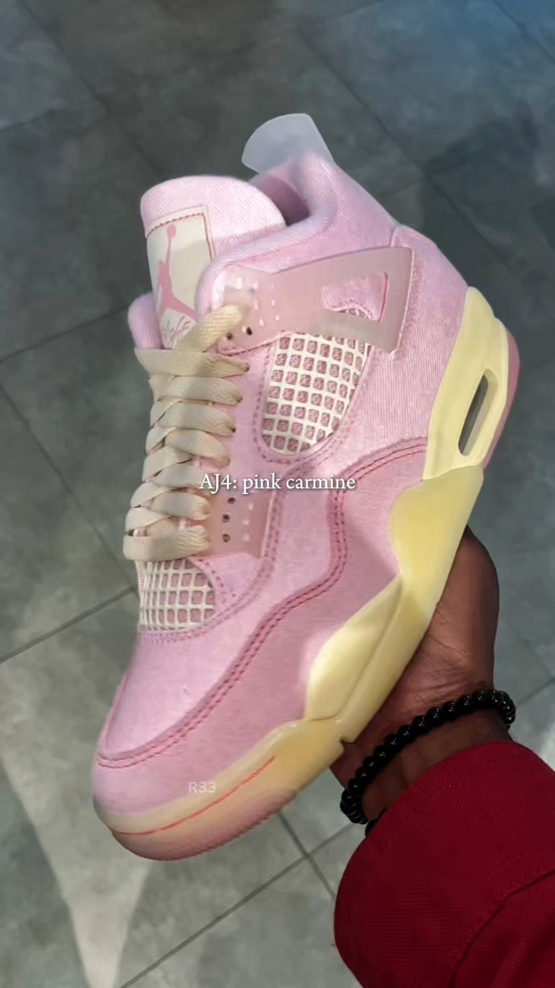 🌸🌸Retro 4 x pink iced carmine
#aj4
#retro4 #sneakerheads
#sneakersforwomen #jordan 