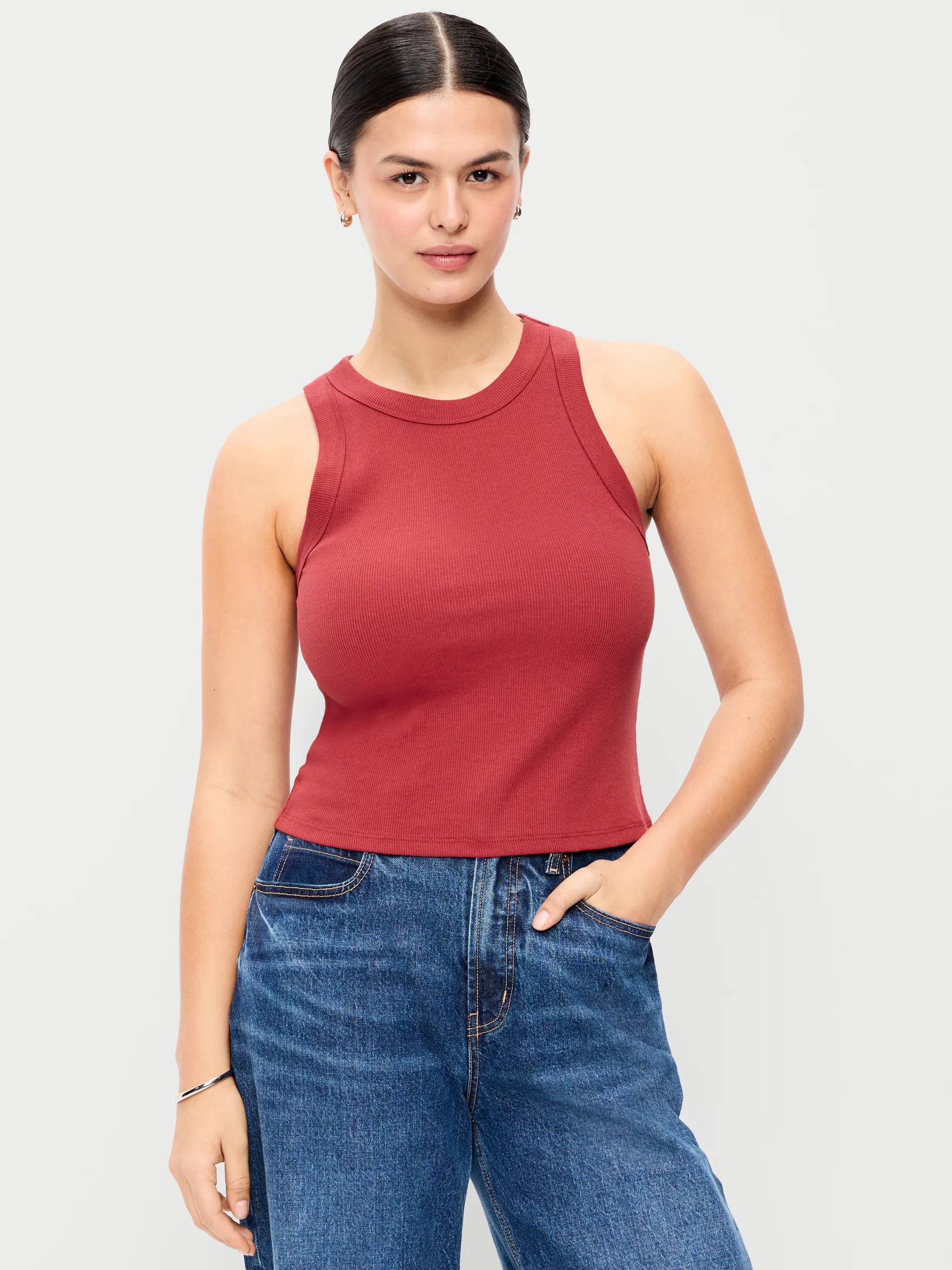 Snug Crop Tank Top | Old Navy (US)