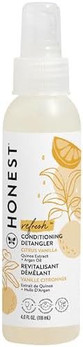 The Honest Company Conditioning Hair Detangler, Tear-Free, Hypoallergenic, Leave-In Conditioner a... | Amazon (US)