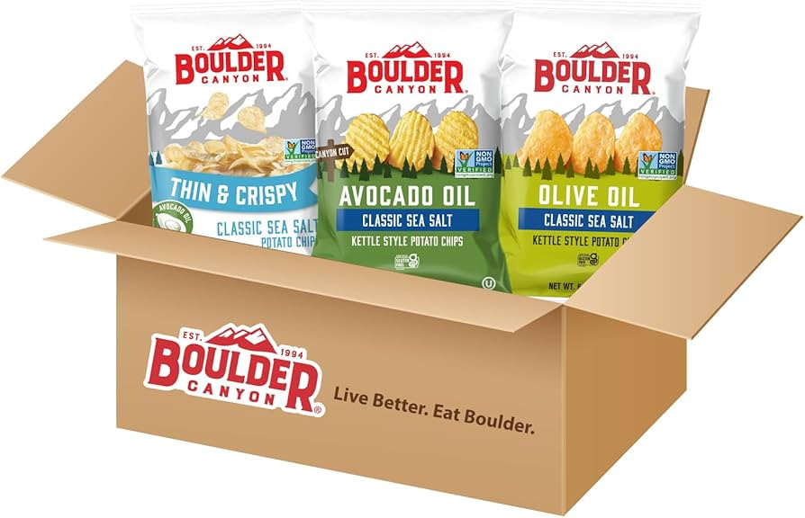 Boulder Canyon Custom Potato Chip 3 Bag Bundle | Amazon (US)
