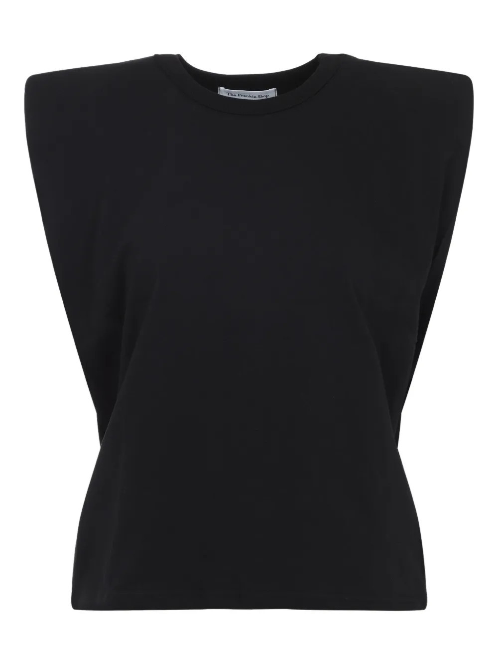The Frankie Shop padded T-shirt - Black | Farfetch Global