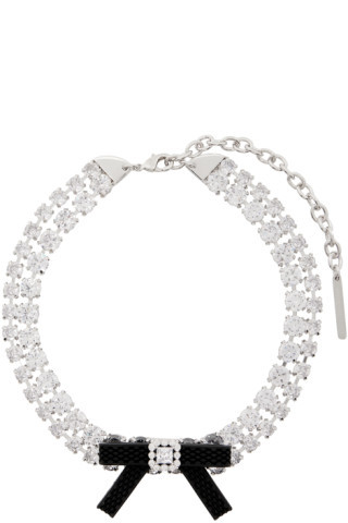 SSENSE Exclusive Silver YVMIN Edition Choker | SSENSE