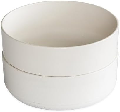 Nordic Ware Soup or Salad Bowl, Set of 2, White, Microwave Safe Polypropylene | Amazon (US)