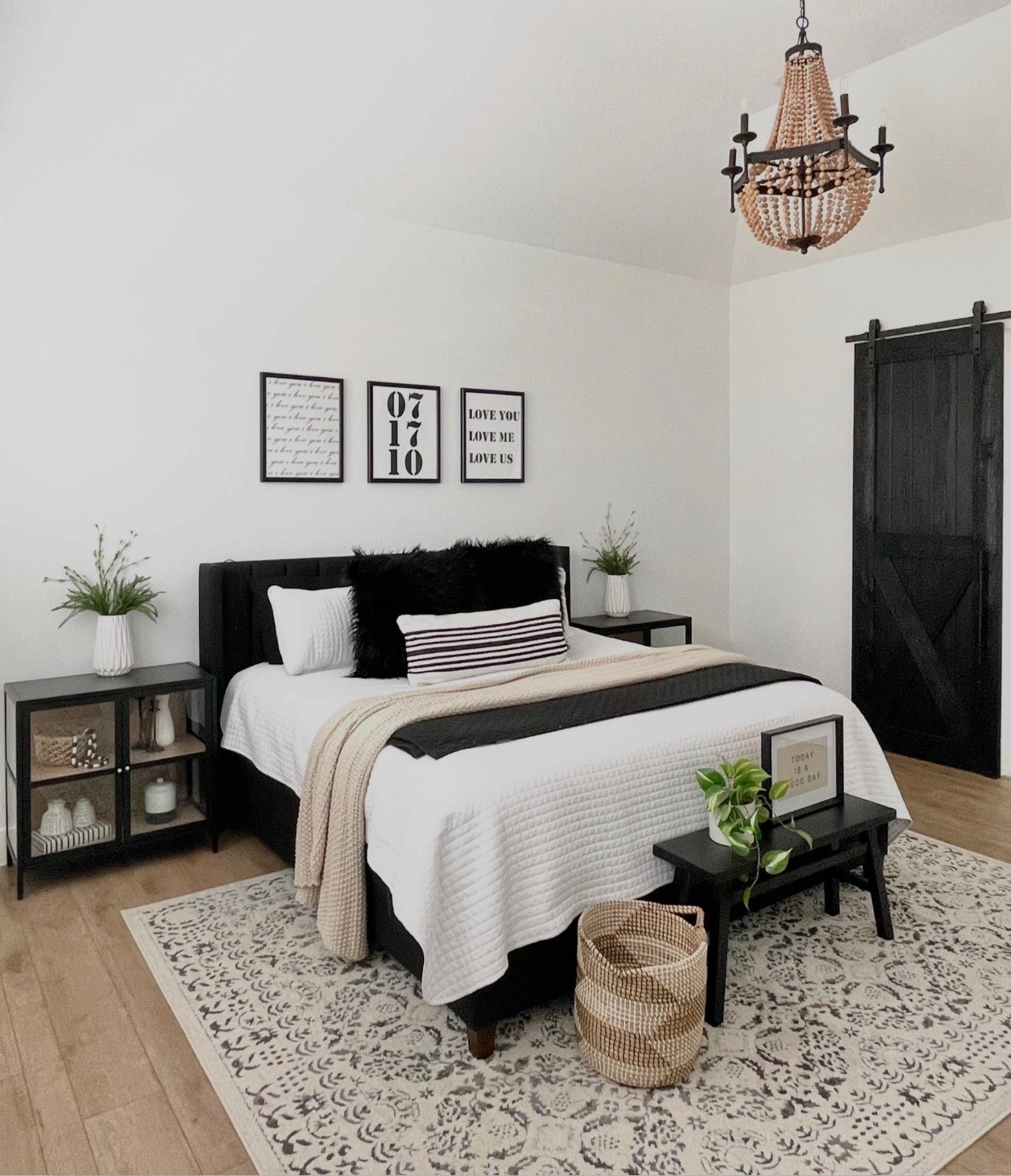 bedroom vibes 
.
.
#bedroom #bedroomvibes #style #homestyle #masterbedroom #blackandwhite #modern #barndoor #target #amazon #LTKStyleTip #LTKFindsUnder100

#LTKSaleAlert #LTKmomlife #LTKHome