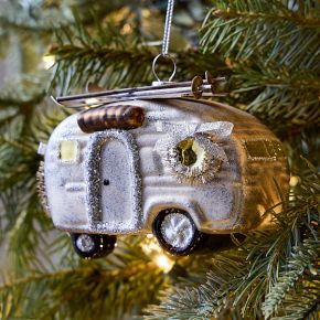 Glass Trailer Ornament | West Elm (US)