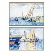 Boats in the Port Pair | Urban Garden Prints