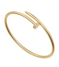 Yellow Gold and Diamond Juste un Clou Bracelet (Size 19) | Harrods