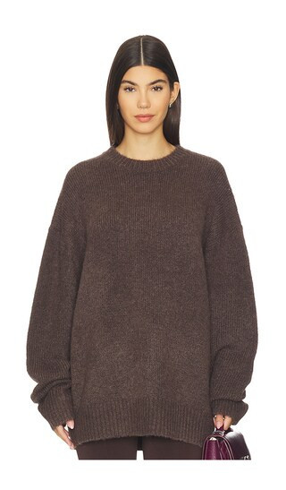 SEROYA May Sweater in Brown. - size S | Revolve Clothing (Global)