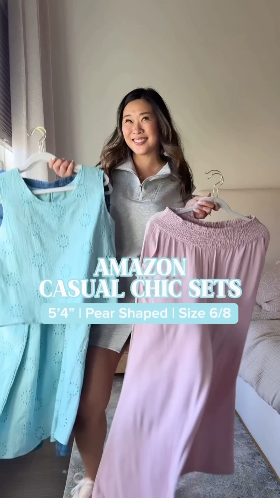 Amazon casual chic sets // matching sets // summer vacation outfit 

Wearing a medium in all

#LTKootd #LTKSeasonal #LTKPetite