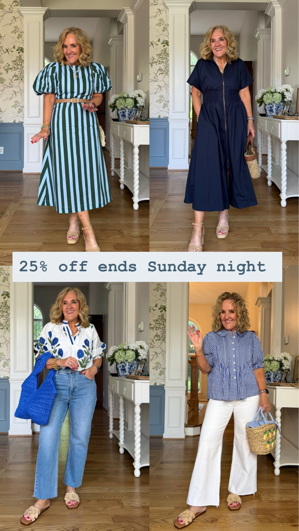 Avara 25% off 
Dresses size medium 
Jeans size 29 
Tops size medium

#LTKSaleAlert #LTKOver40 #LTKootd