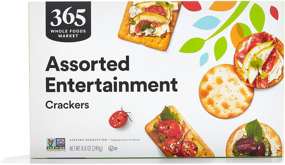365 by Whole Foods Market, Assorted Entertaining Crackers, 8.8 Ounce | Amazon (US)