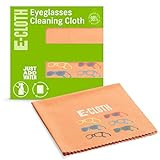 E-Cloth Glasses Cloth, Premium Microfiber Cleaning Cloth, Ideal Eyeglass and Lens Cleaner, Washable and Reusable, 100 Wash Guarantee, 1 Pack | Amazon (US)