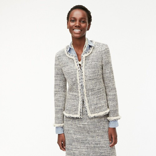 J.Crew ‘Lady Jacket’ In Tweed Braided Trim Blazer NWT 10 $248  | eBay | eBay US