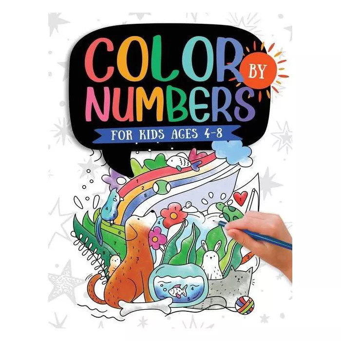 Color by Numbers For Kids Ages 4-8 - by  Kc Press & Jennifer L Trace (Paperback) | Target