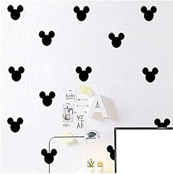 HORNO Cartoon Wall Sticker,Cute Animal Wall Art Easy Removable(Black) | Amazon (US)