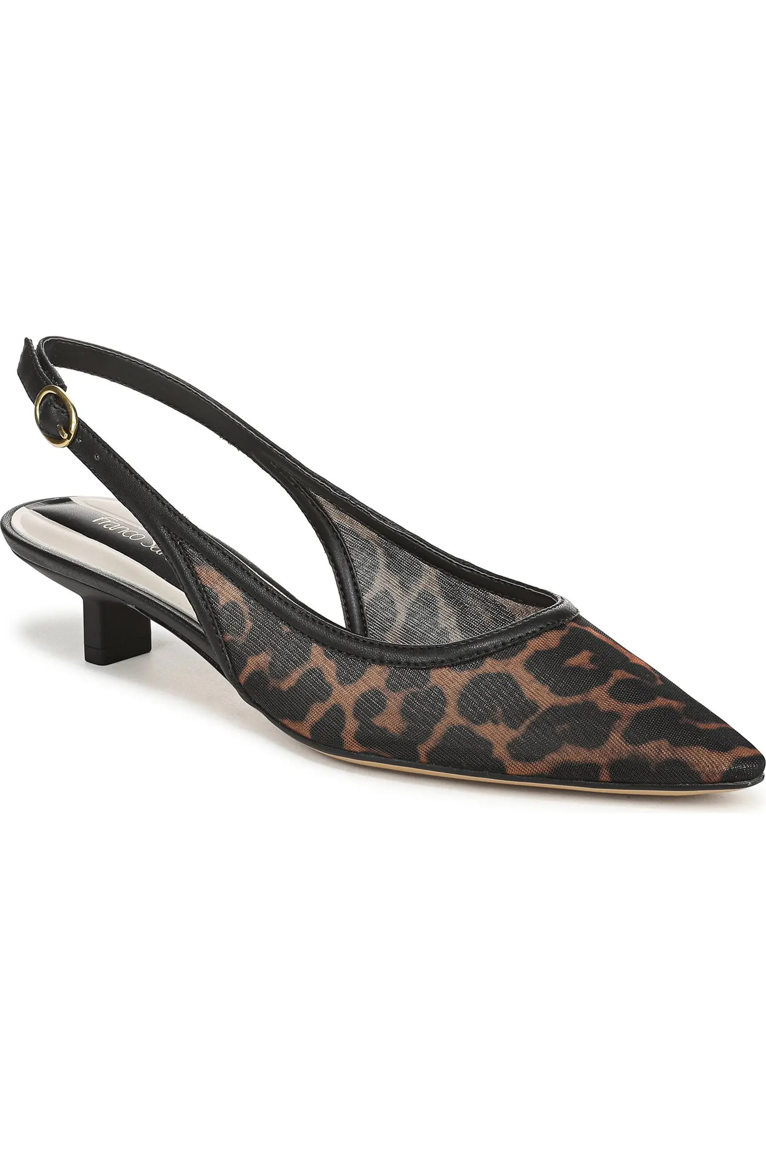 Pura Slingback Pointed Toe Kitten Heel Pump (Women) | Nordstrom | Nordstrom