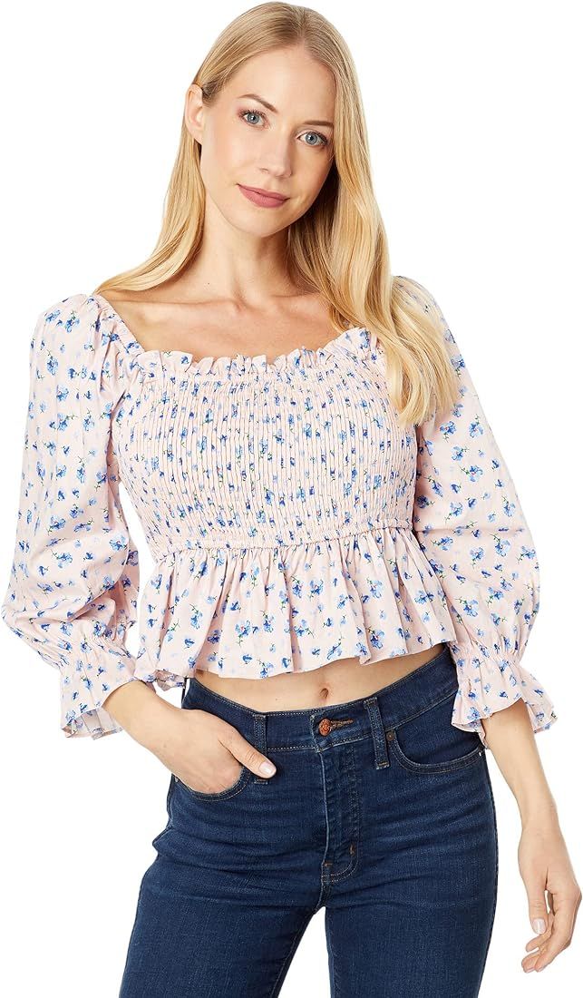 English Factory Floral Smocked Top | Amazon (US)