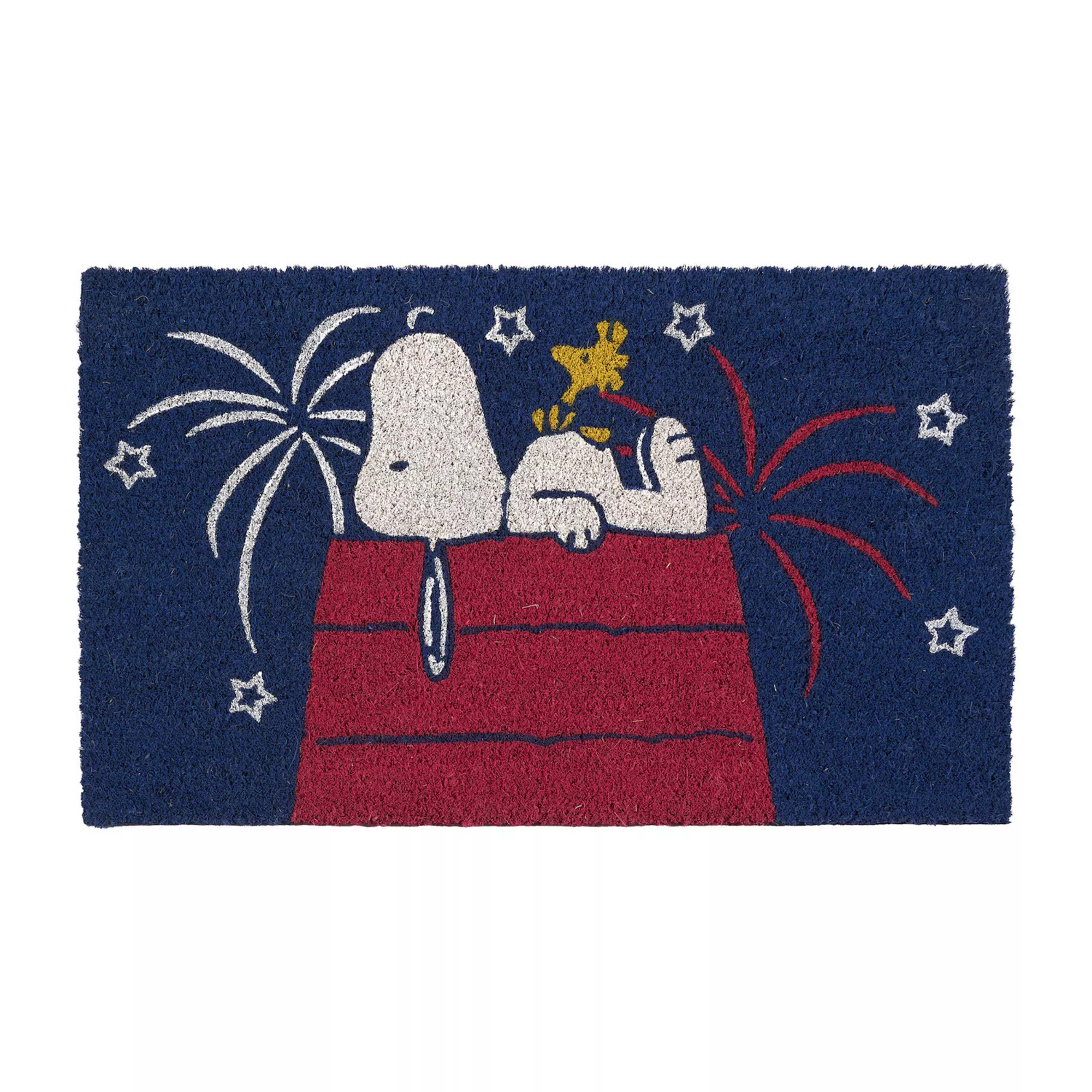 Peanuts Snoopy Fireworks Coir Door Mat 18" x 30" | Kohl's