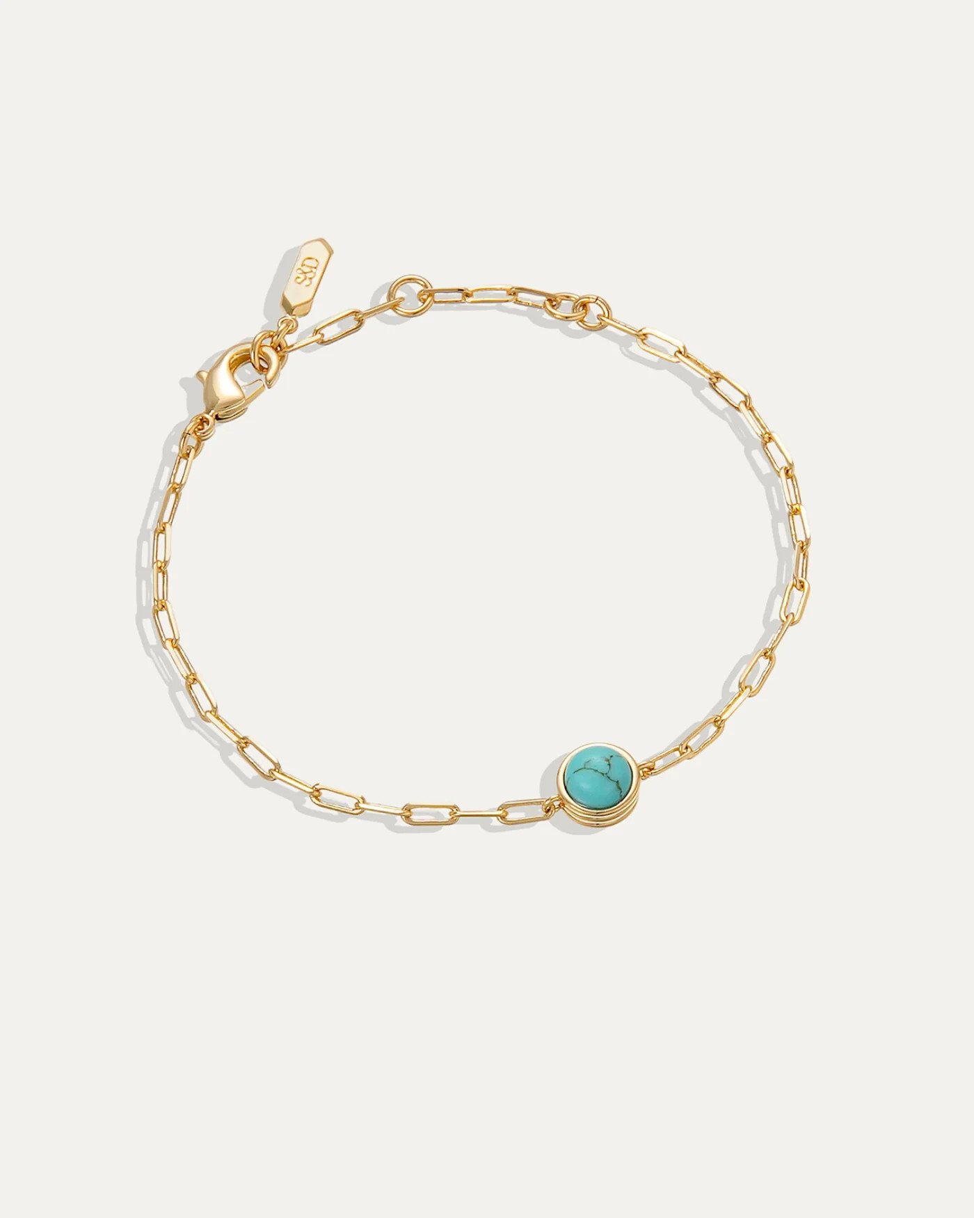 Ava Paperclip Bracelet in Turquoise | Stella & Dot