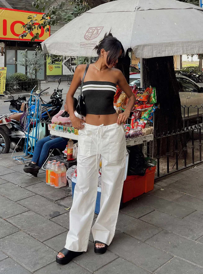 The Niel Pants White | Princess Polly US